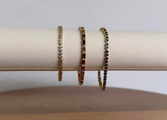 Bezel Tennis Bracelet