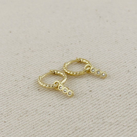 Mini Twisted Rope Earrings