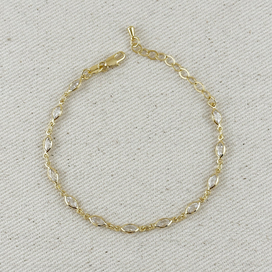 Oval Bezel Bracelet