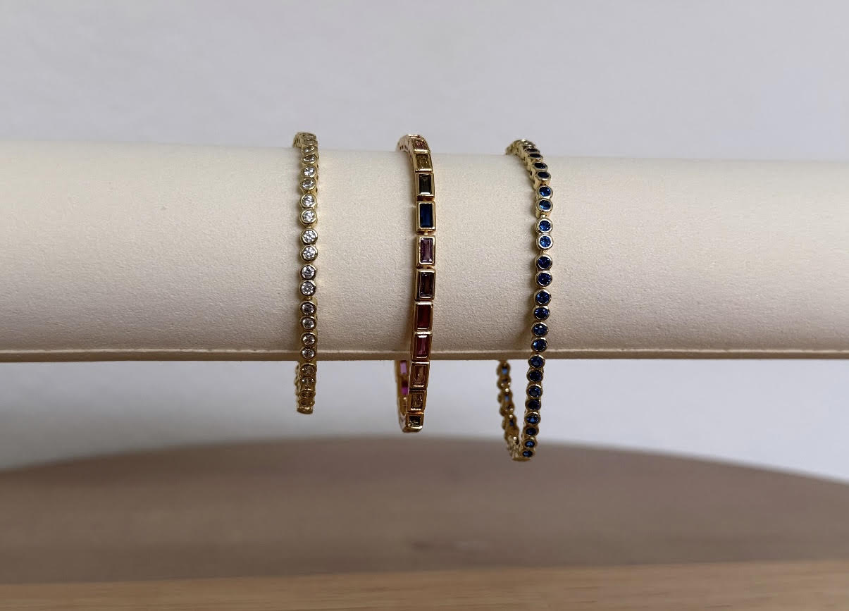 Bezel Tennis Bracelet